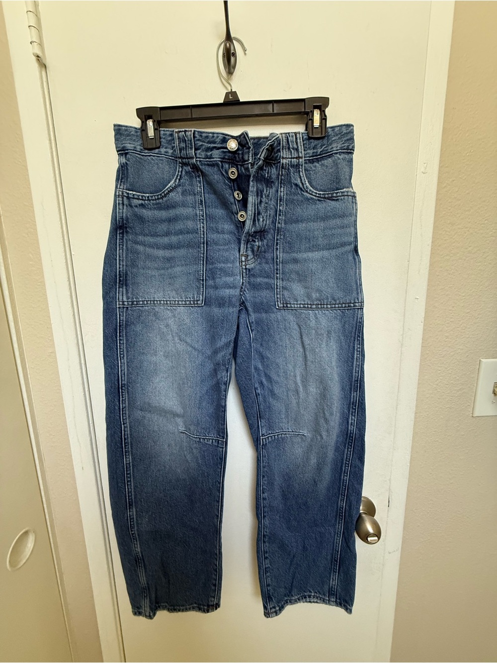 Madewell Indigo Blue Straight-Leg Jeans